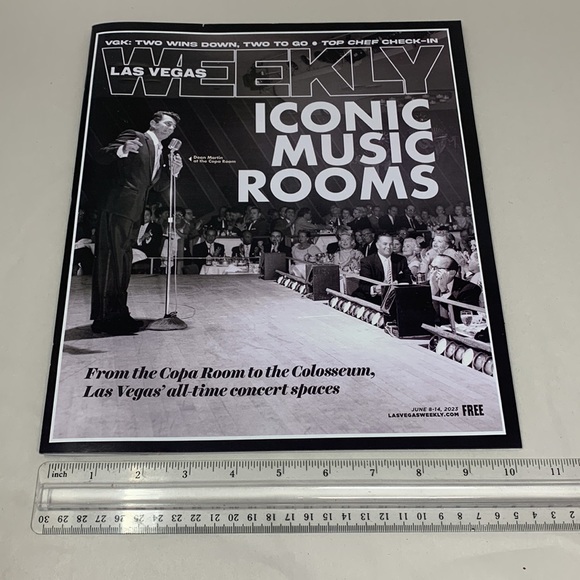 Iconic Music Rooms Las Vegas Weekly Paper Magazine used Lucy Ball on cover - Picture 7 of 10